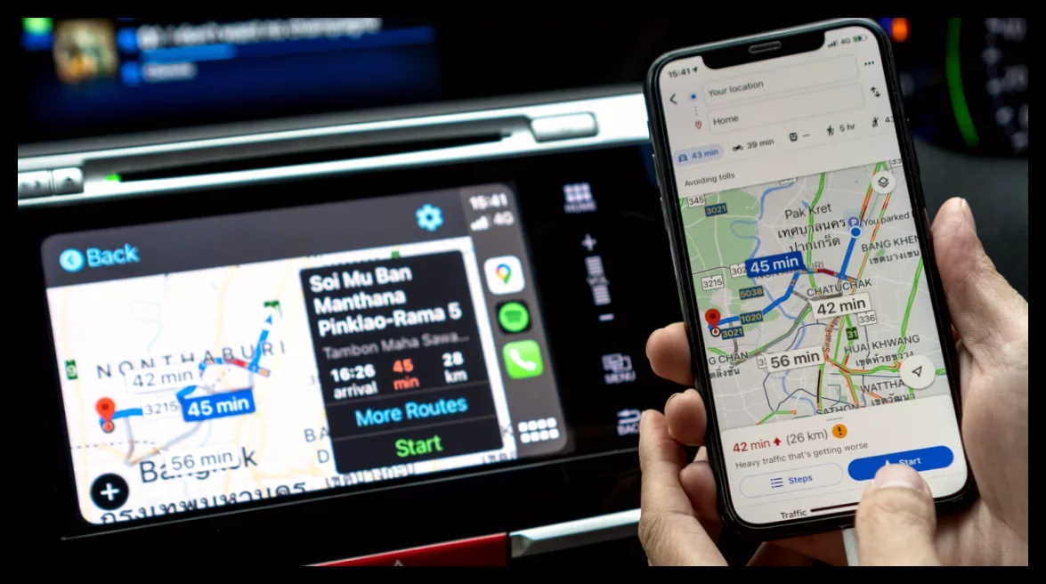 چگونه تجربه ناوبری Google Maps در CarPlay را بهبود دهیم