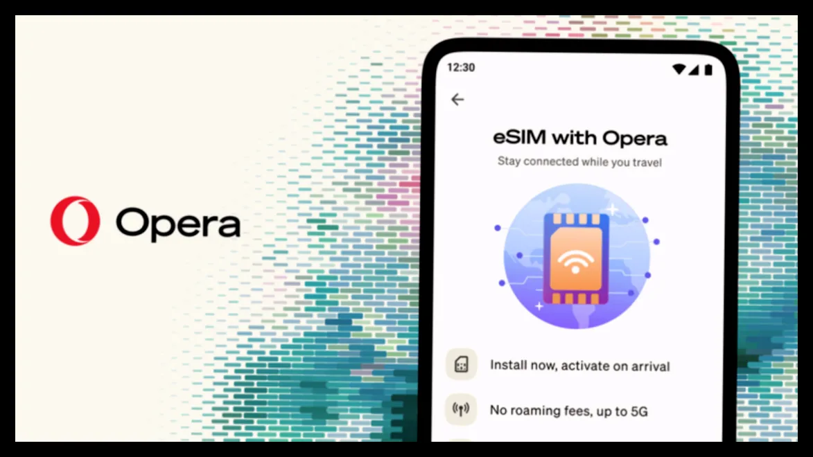 اپرا برای اندروید با eSIM رایگان و 3 گیگابایت اینترنت 5G معرفی شد