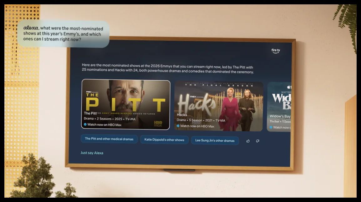 آپدیت‌های جدید الکسا+ در رابط کاربری و اپلیکیشن موبایل Fire TV آمازون