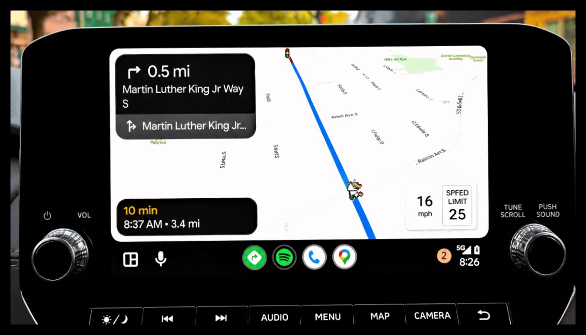 نقشه MapQuest حالا با Android Auto در دسترس است